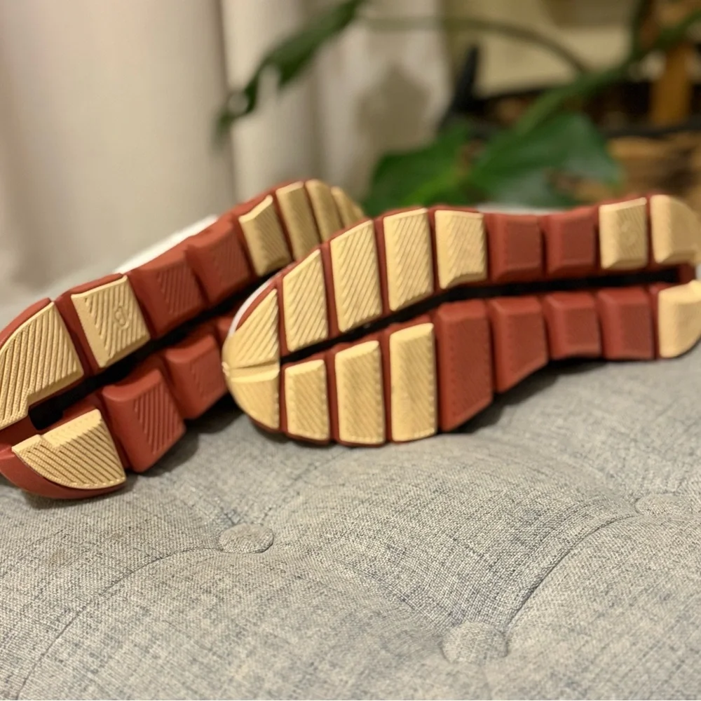 On Cloud X 3 Running Shoe Auburn/Ice Mesh White Women9.5 Men 8 ✨EUC! Trending - Picture 10 of 12